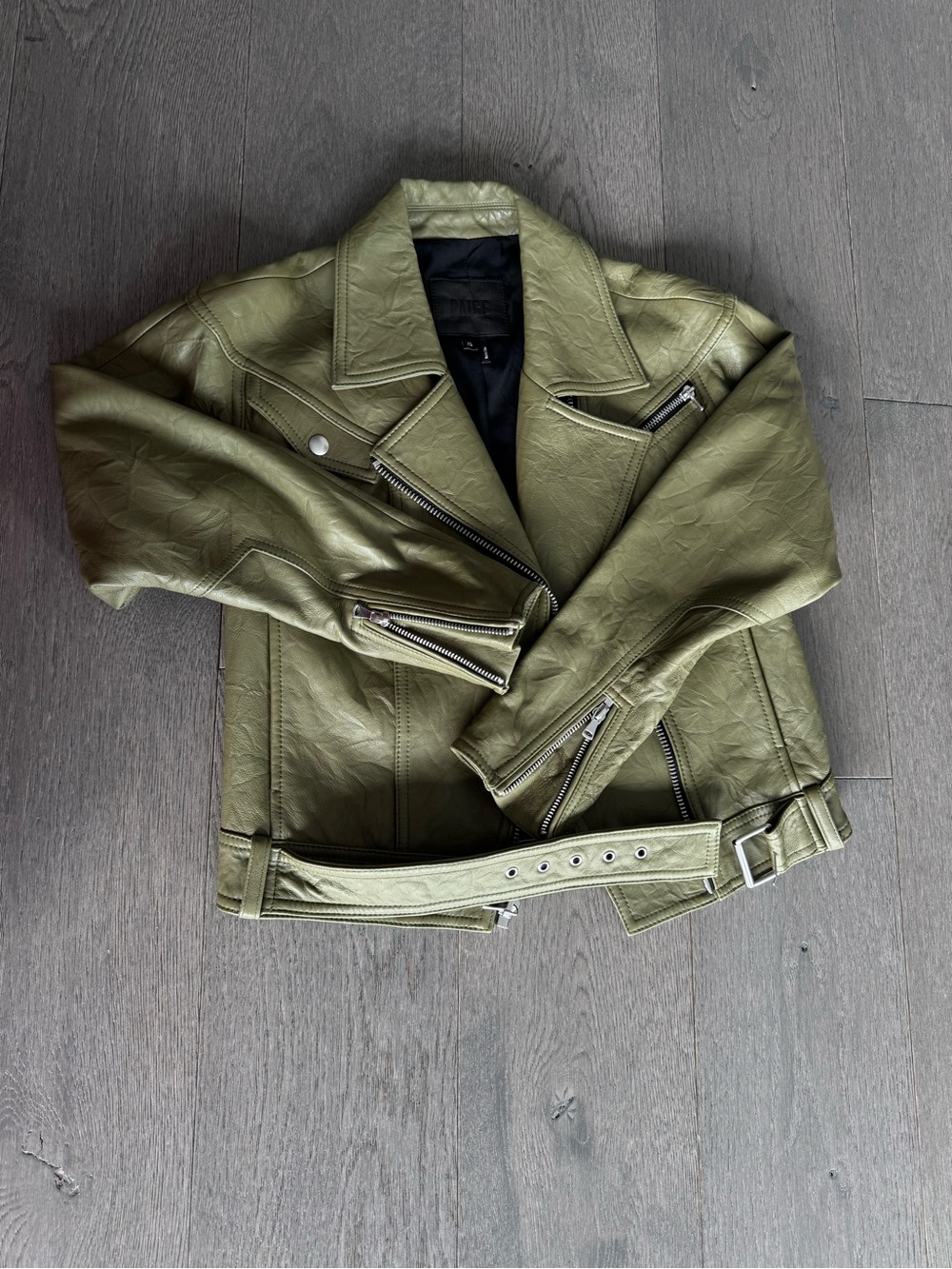 PAIGE leather biker jacket